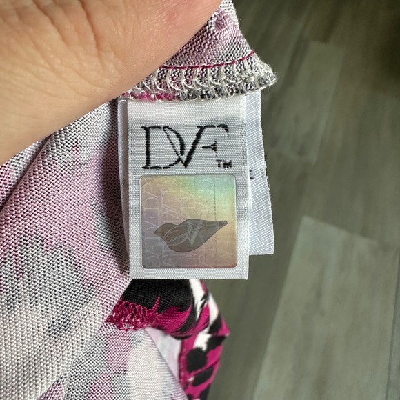 Diane Von‎ Furstenberg Reina Silk Dress Womens 12 Leopard Animal Print Office - Picture 7 of 9